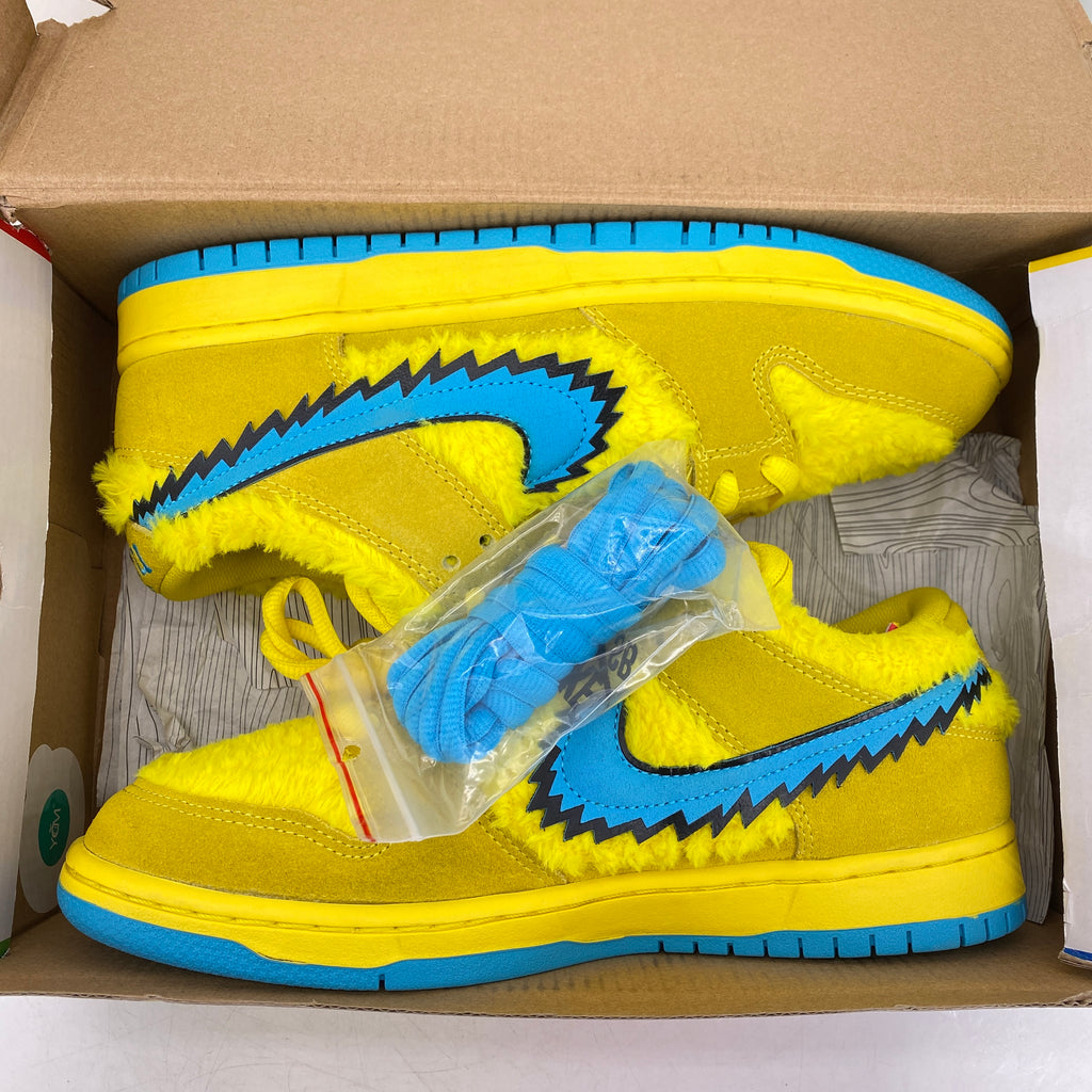Nike SB Dunk Low "Grateful Dead Yellow" 2020 Used Size 8