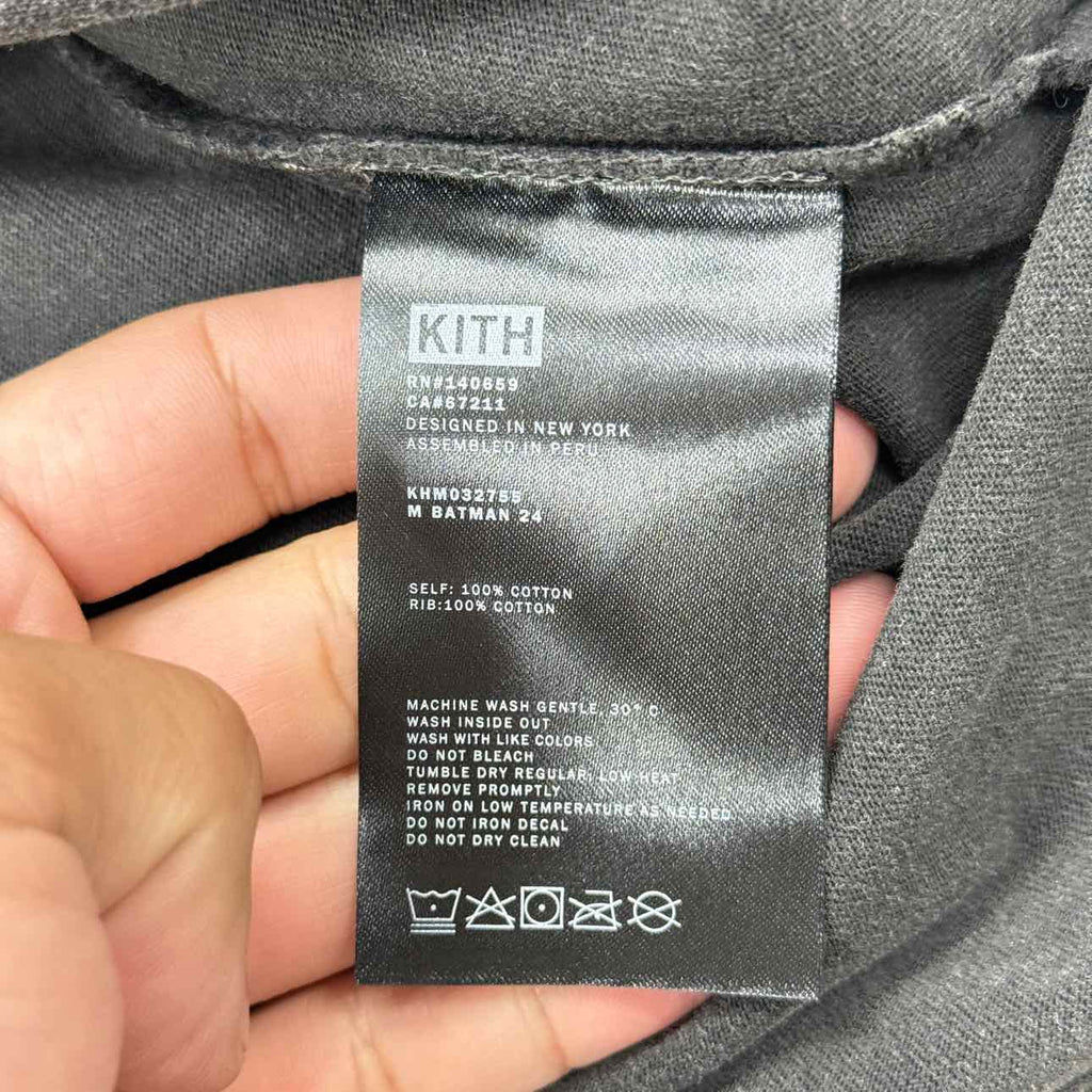 Kith T-Shirt "BATMAN 1989" Black New Size XL