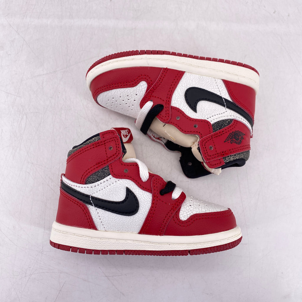 Air Jordan (TD) 1 Retro High OG "Lost And Found" 2022 New Size 6C