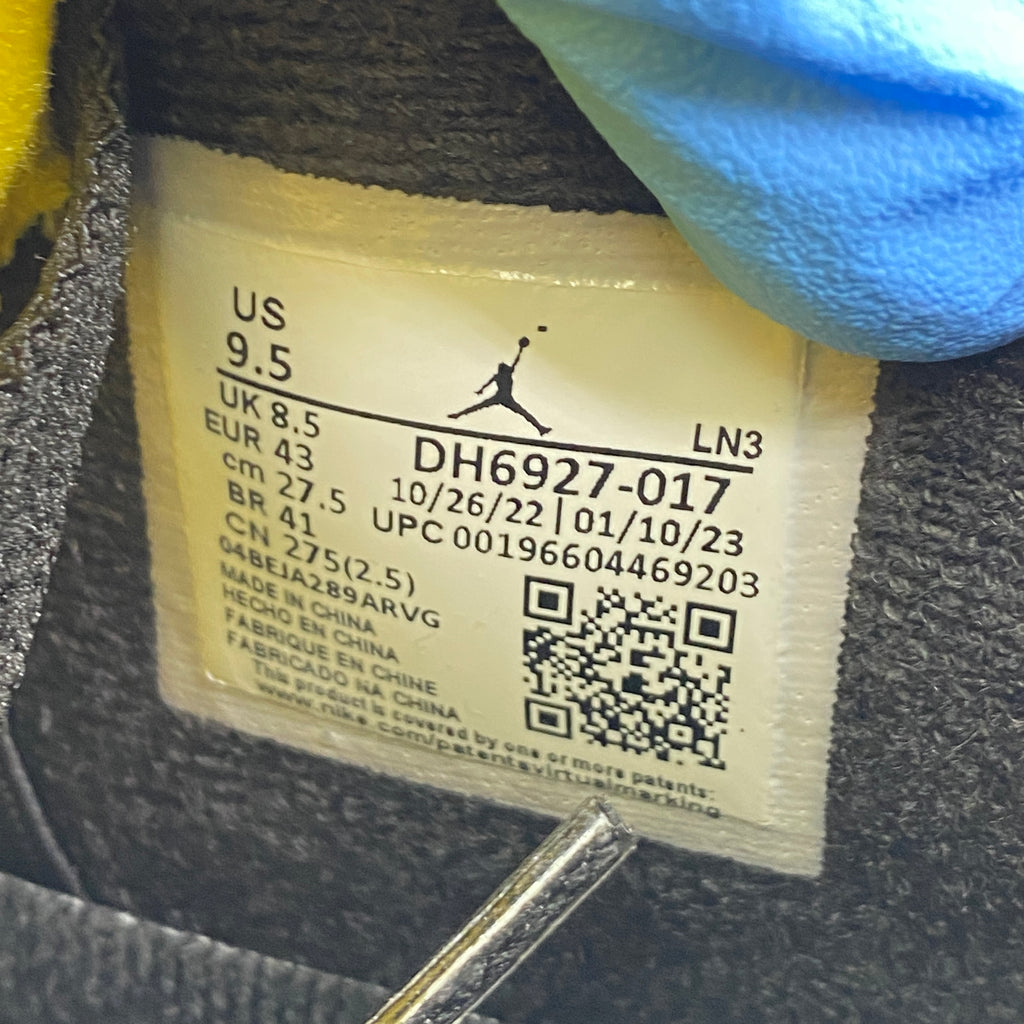 Air Jordan 4 Retro "Thunder" 2023 New Size 9.5