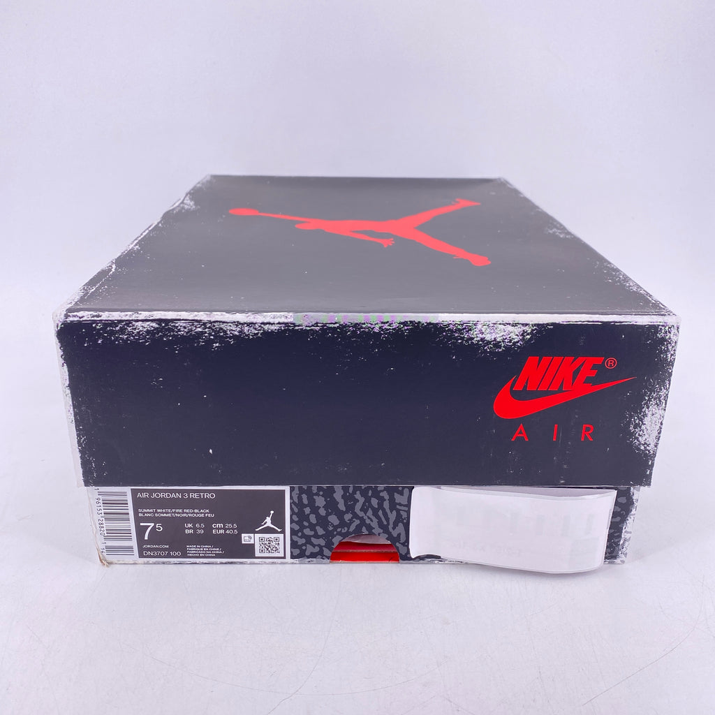 Air Jordan 3 Retro "White Cement Reimagined" 2023 New Size 7.5