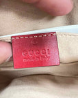 Gucci Belt Bag "MARMONT MATELASSE" New Red Size 38