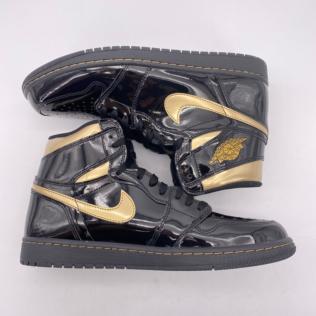 Air Jordan 1 Retro High OG "Black Metallic Gold" 2020 Used Size 11.5