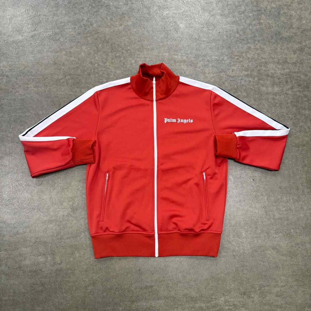 Palm Angels Track Jacket "LOGO" Burnt Orange Used Size L