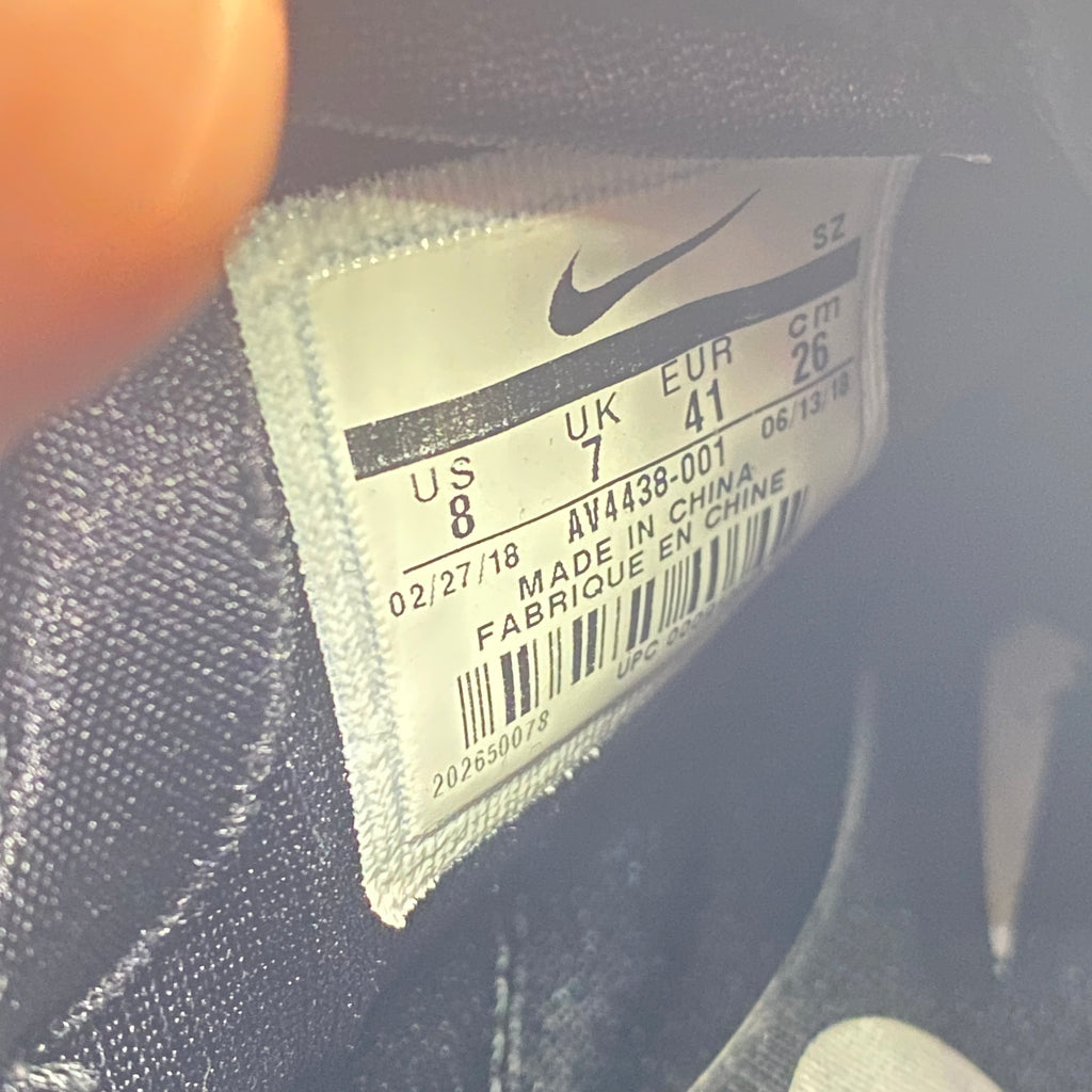 Nike Air Mowabb "Cdg Black" 2018 Used Size 8