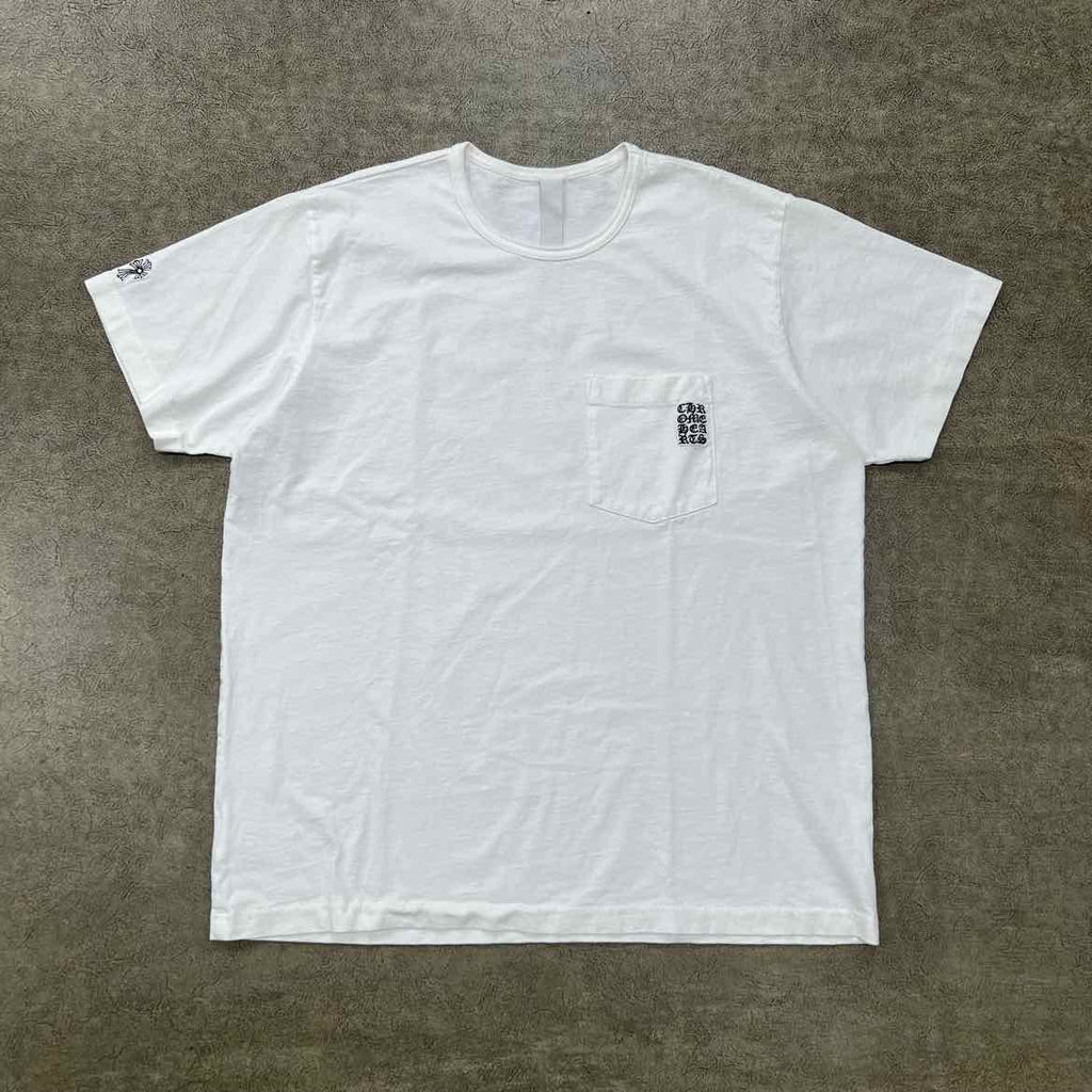 Chrome Hearts T-Shirt "EYECHART" White New Size 2XL