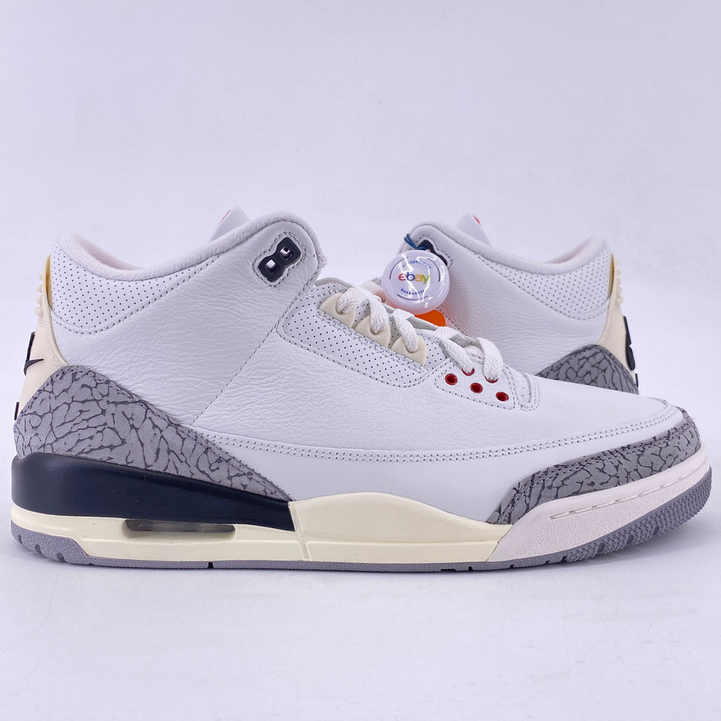 Air Jordan 3 Retro "White Cement Reimagined" 2023 New Size 11.5