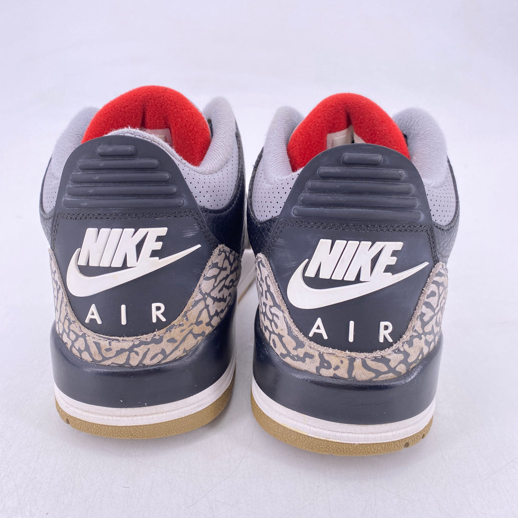Air Jordan 3 Retro "Black Cement" 2018 Used Size 9