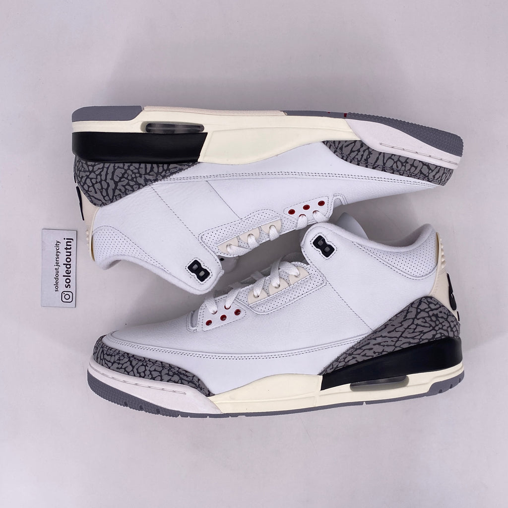 Air Jordan 3 Retro "White Cement" 2023 New Size 14