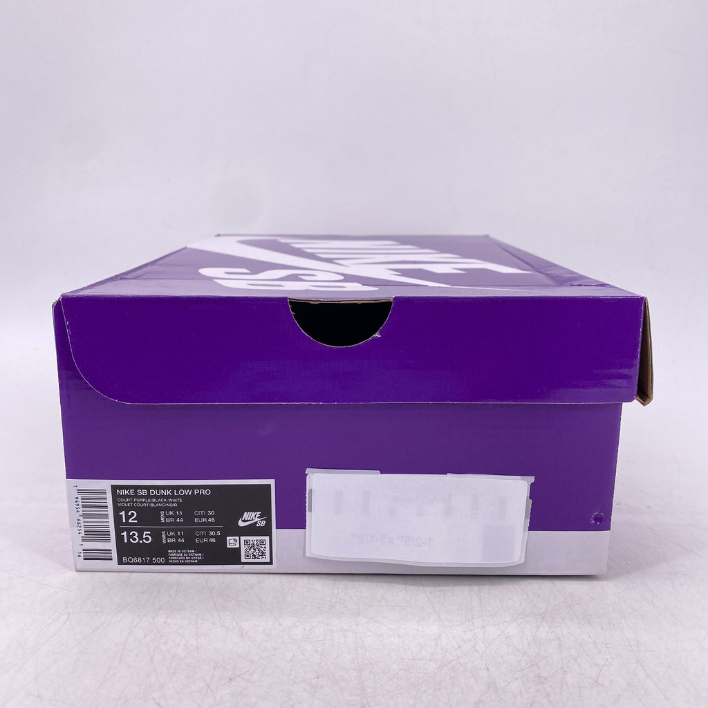 Nike SB Dunk Low "Court Purple" 2024 New Size 12