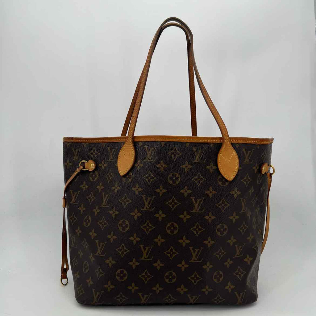 Louis Vuitton Neverfull MM "MONOGRAM CANVAS" Used Brown Size MM