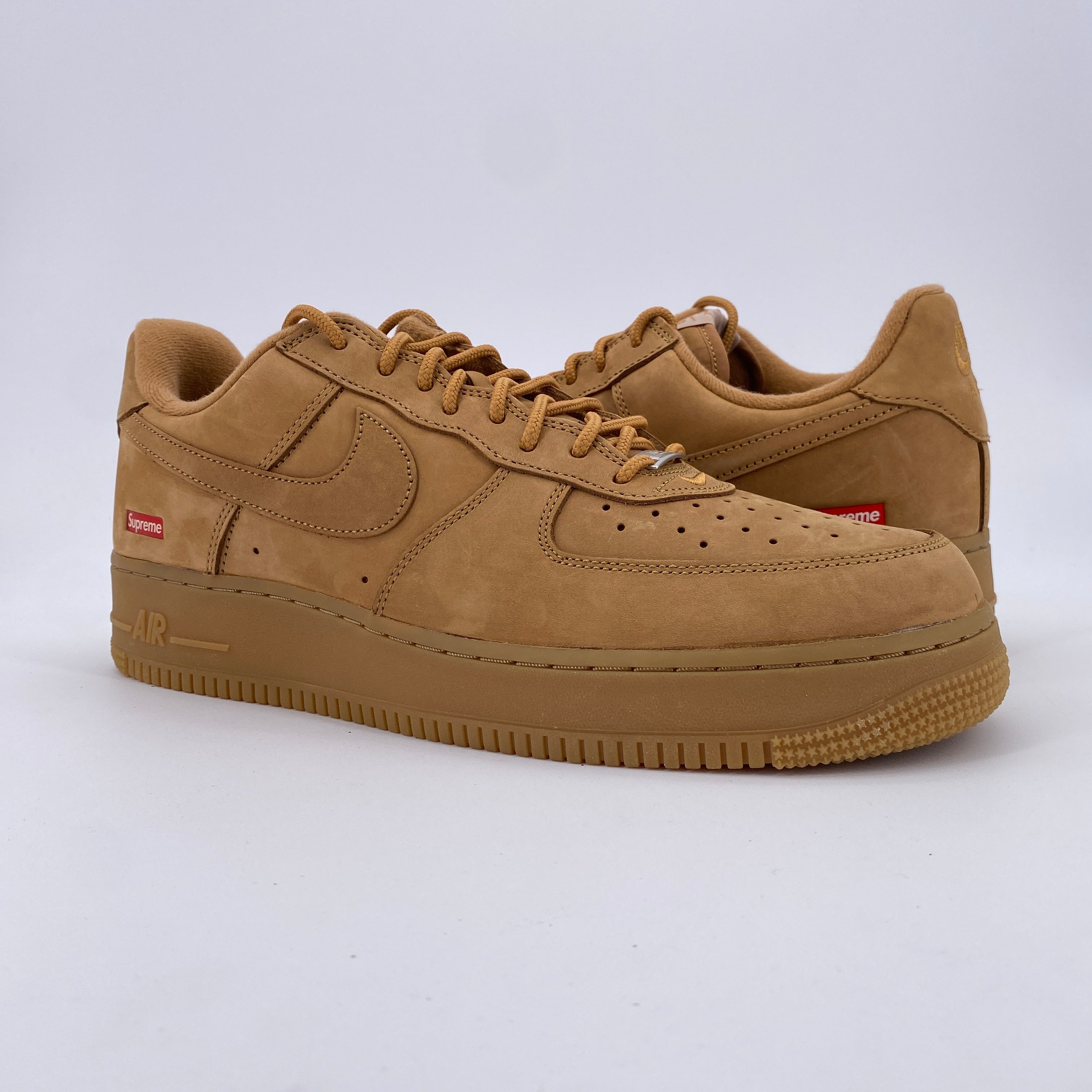 Nike Air Force 1 Low &quot;Supreme Wheat&quot; 2021 New Size 12