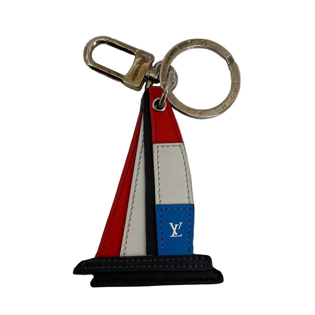 Louis Vuitton Keychain "BOAT" Used Red