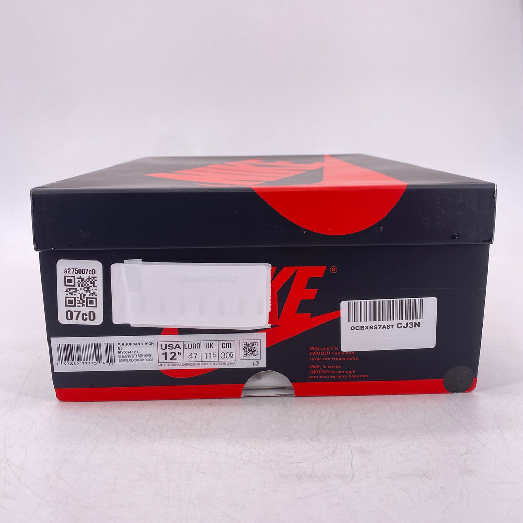 Air Jordan 1 Retro High 85 "Bred" 2025 New Size 12.5