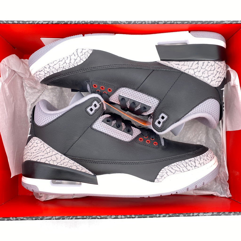 Air Jordan 3 Retro "Black Cement" 2024 New Size 8.5