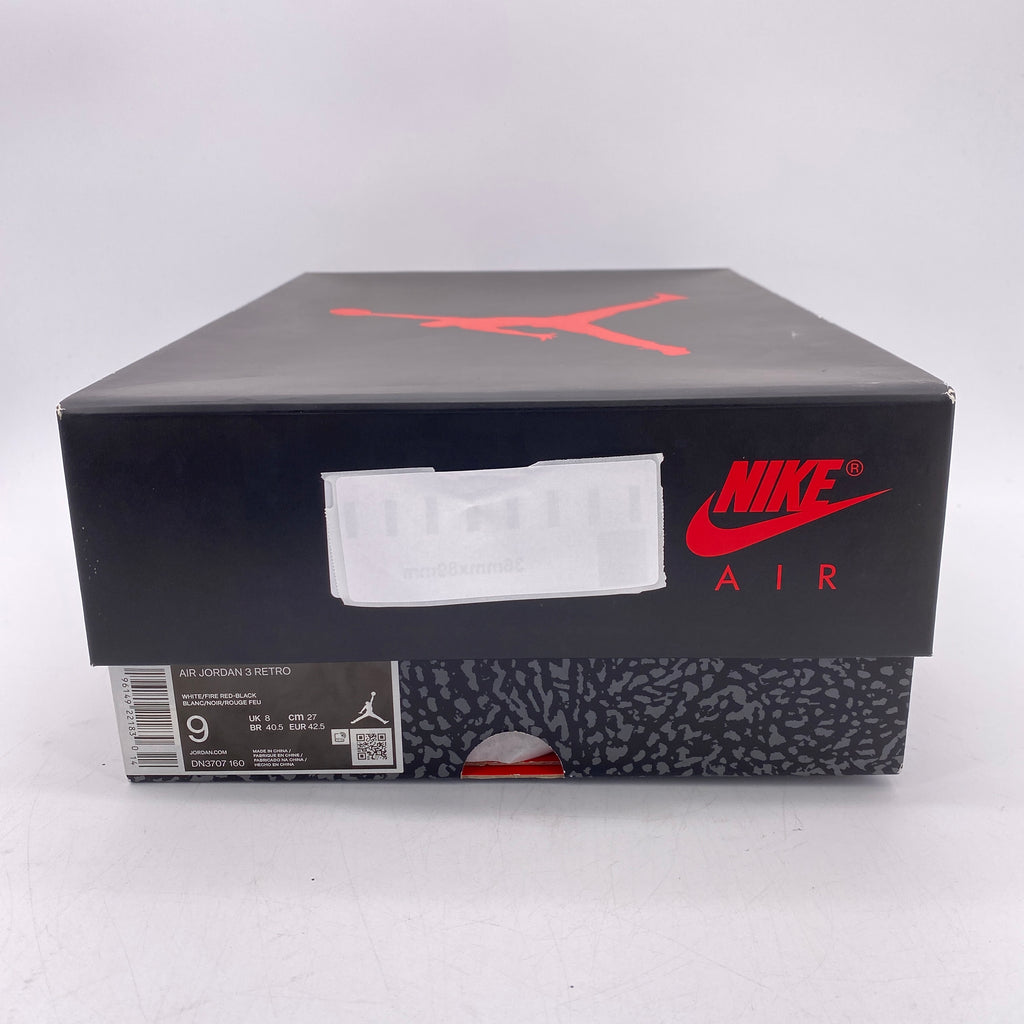 Air Jordan 3 Retro "Fire Red" 2022 Used Size 9