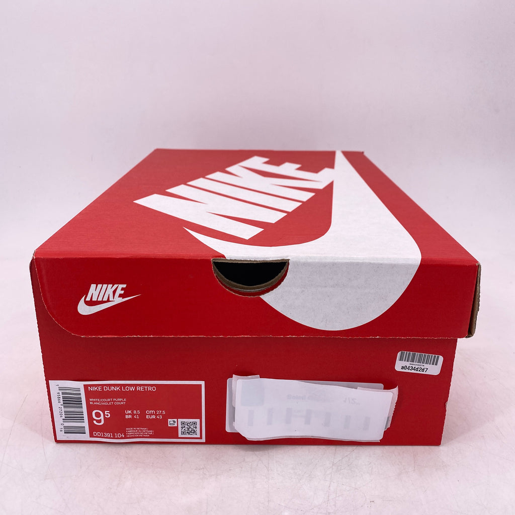 Nike Dunk Low "Court Purple" 2022 New Size 9.5