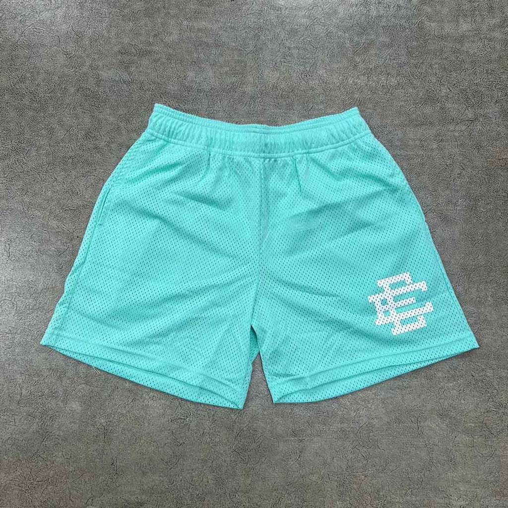 Eric Emanuel Mesh Shorts "TIFFANY" Blue New Size S