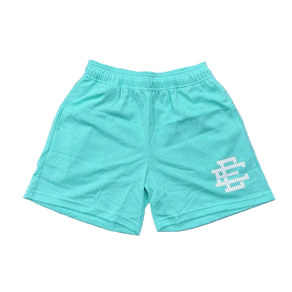 Eric Emanuel Mesh Shorts "TIFFANY" Blue New Size S