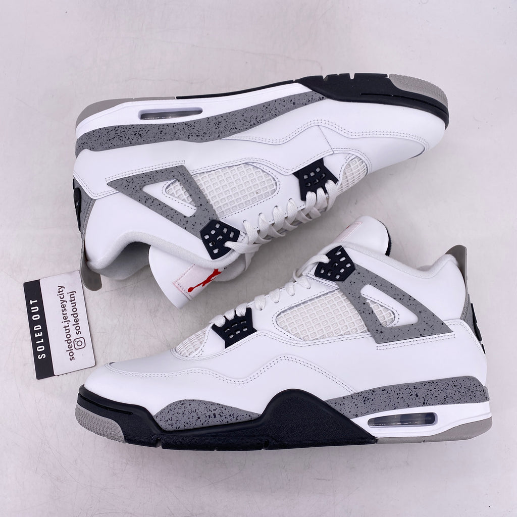 Air Jordan 4 Retro "White Cement" 2025 New Size 13