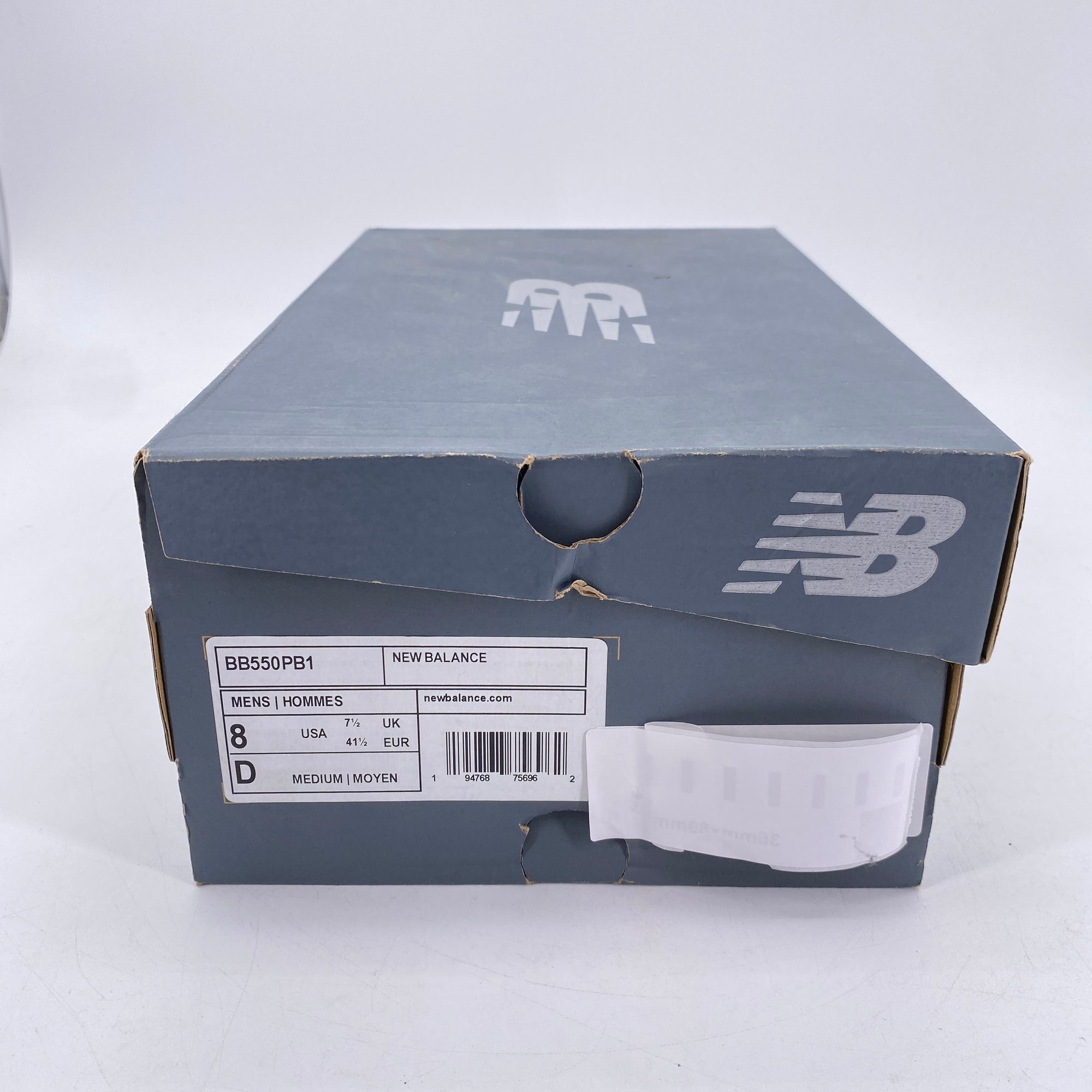 New Balance 550 &quot;White Grey&quot; 2022 New (Cond) Size 8