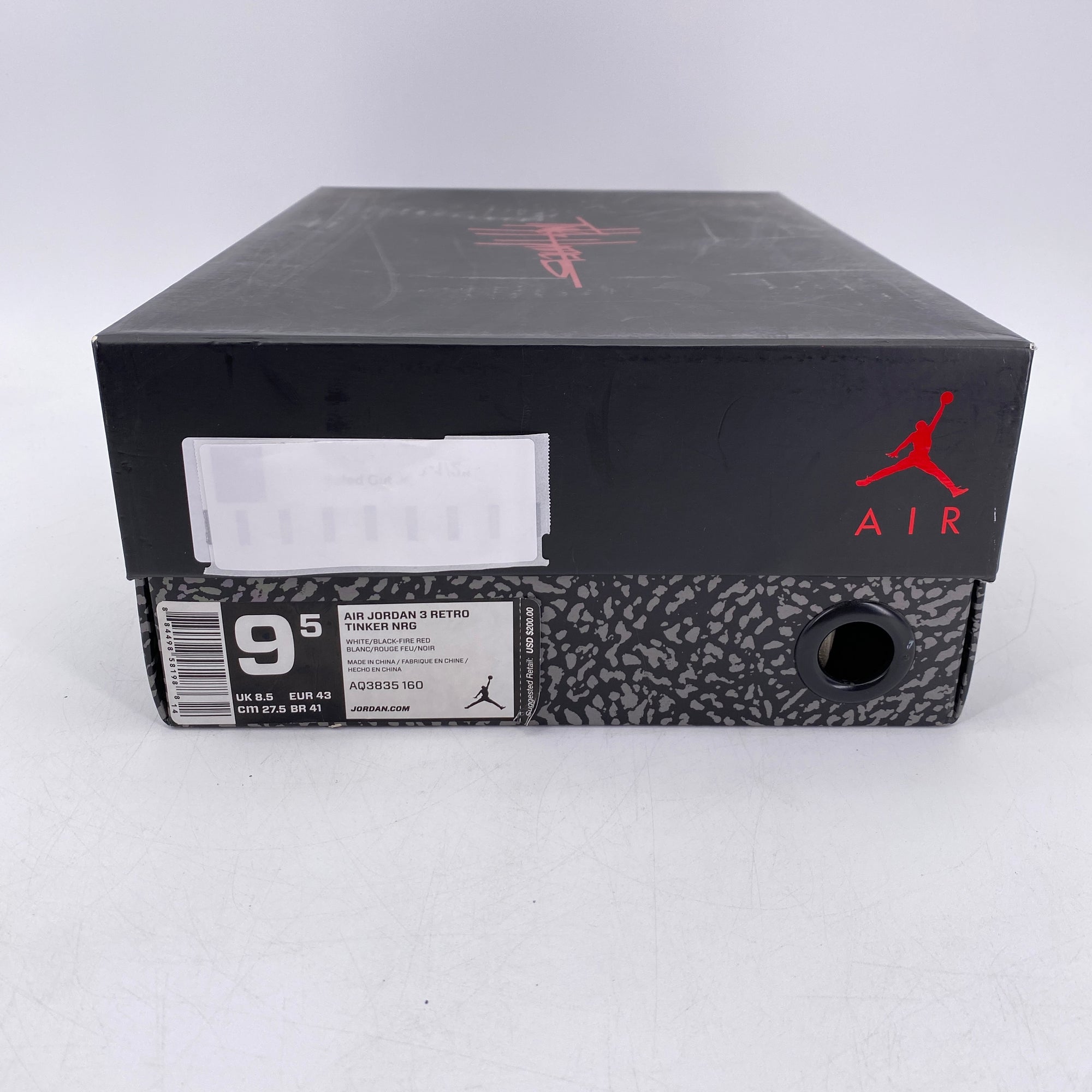 Air Jordan 3 Retro &quot;Tinker Hatfield&quot; 2018 Used Size 9.5