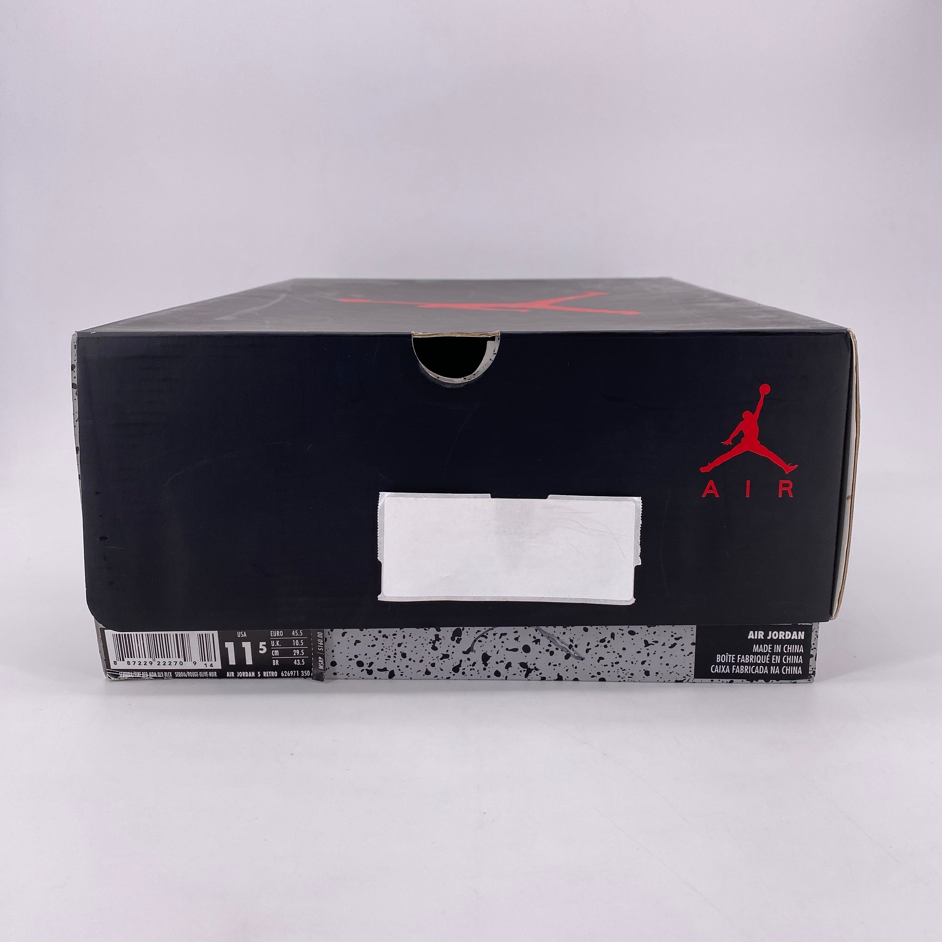 Air Jordan 5 Retro "Fear Pack" 2013 Used Size 11.5