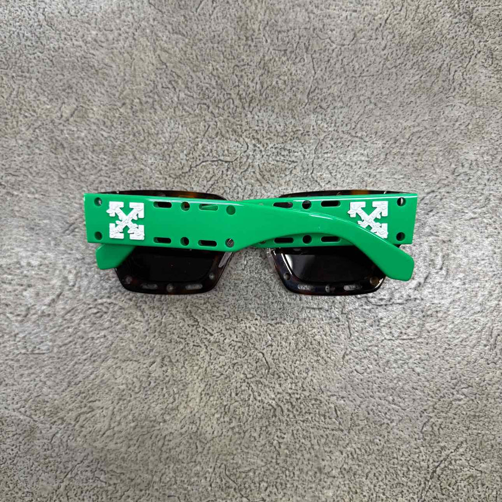 OFF-WHITE Sunglasses New Brown / Green