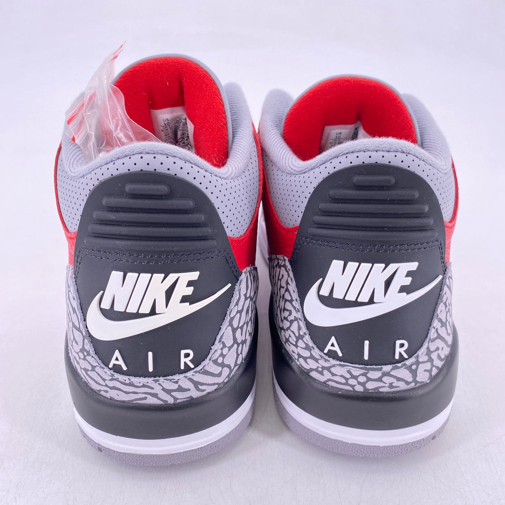 Air Jordan 3 Retro "Unite Fire Red" 2020 New Size 10