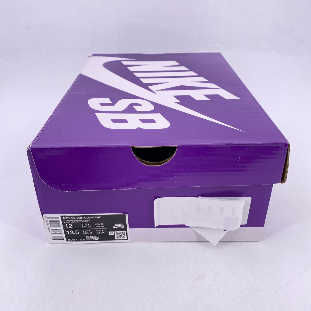 Nike SB Dunk Low "Court Purple" 2024 New Size 12