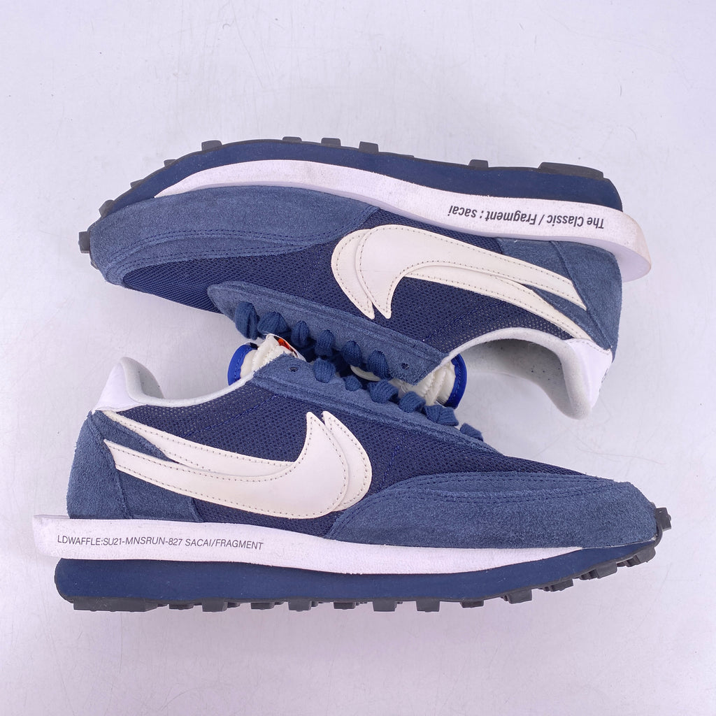 Nike LD WAFFLE / Sacai "Fragment Blue Void" 2021 Used Size 10