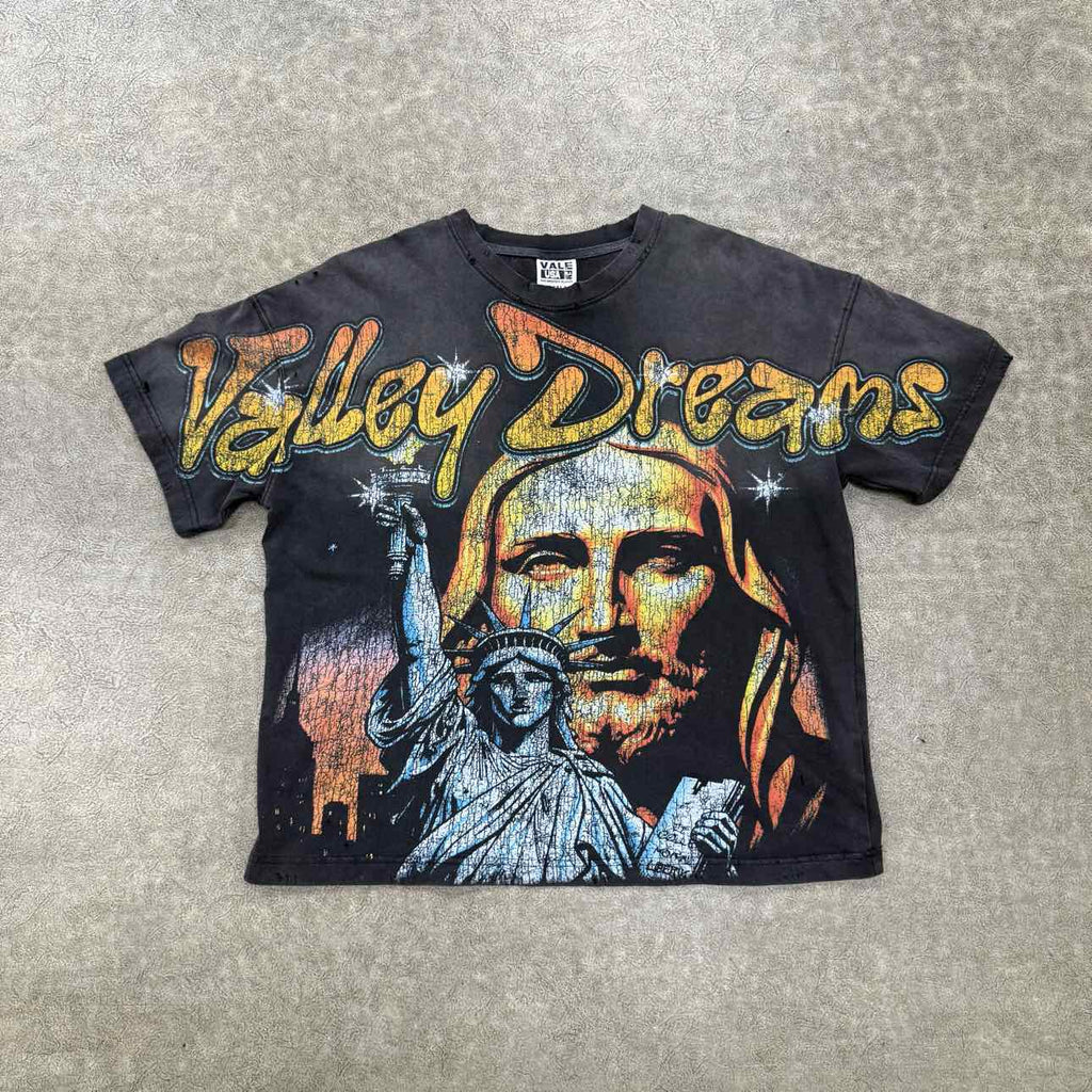 Vale T-Shirt "GODS CITY" Black New Size S