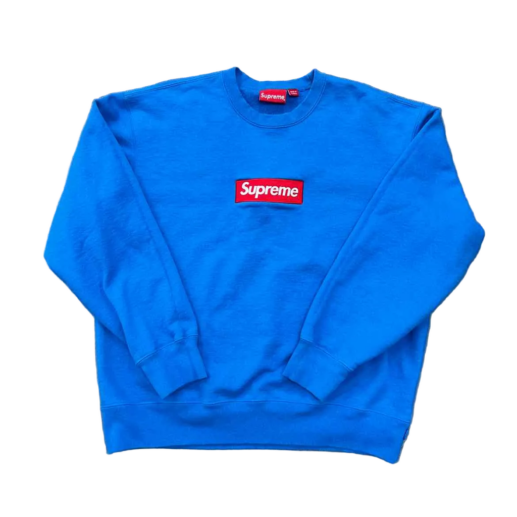 Supreme Crewneck Sweater "FW22" Blue Used Size L