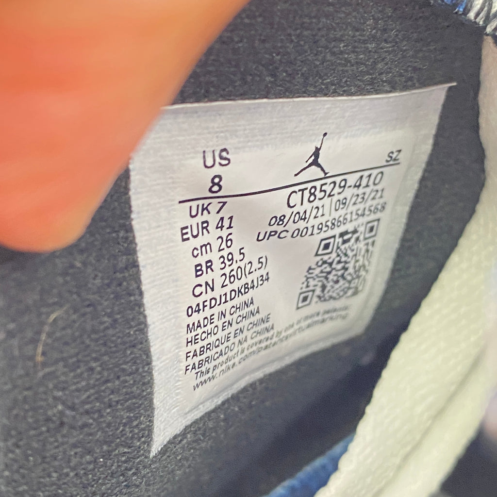 Air Jordan 6 Retro "Unc White" 2022 Used Size 8