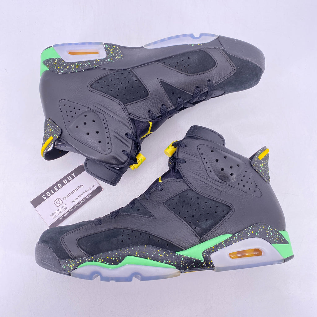 Air Jordan 6 Retro "Brazil World Cup Pack" 2014 New Size 11.5