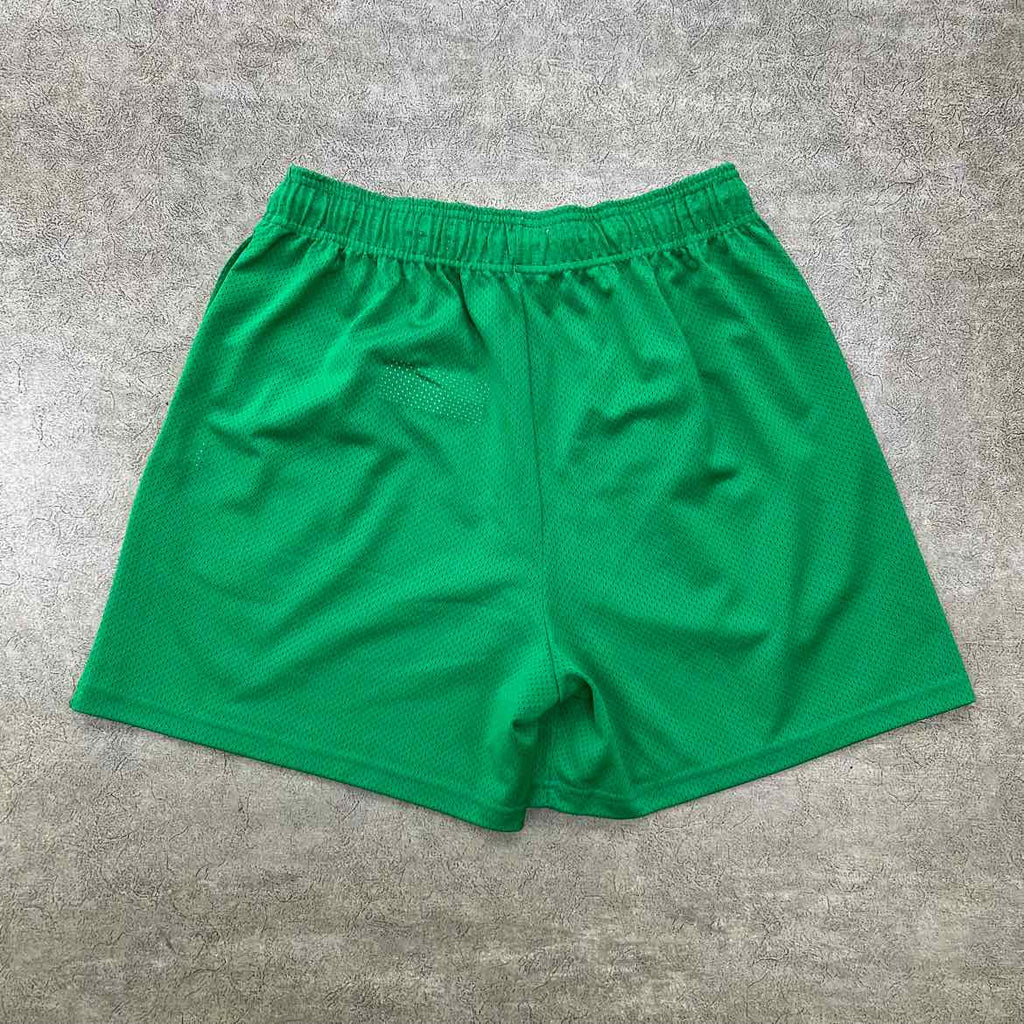 Eric Emanuel Shorts "LOGO" Green Used Size 2XL