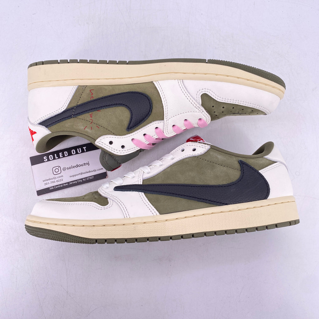 Air Jordan 1 Low OG SP "Travis Scott Medium Olive" 2024 Used Size 9.5