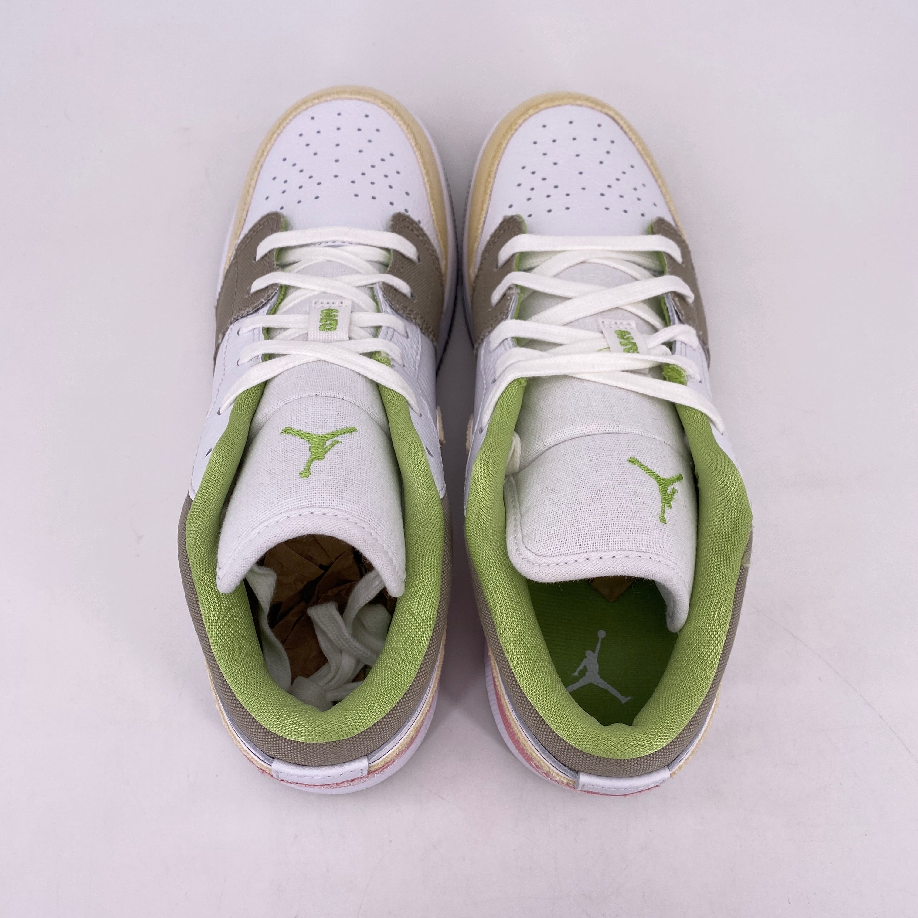 Air Jordan (GS) 1 Low "Grind Vivid Green" 2022 New Size 7Y