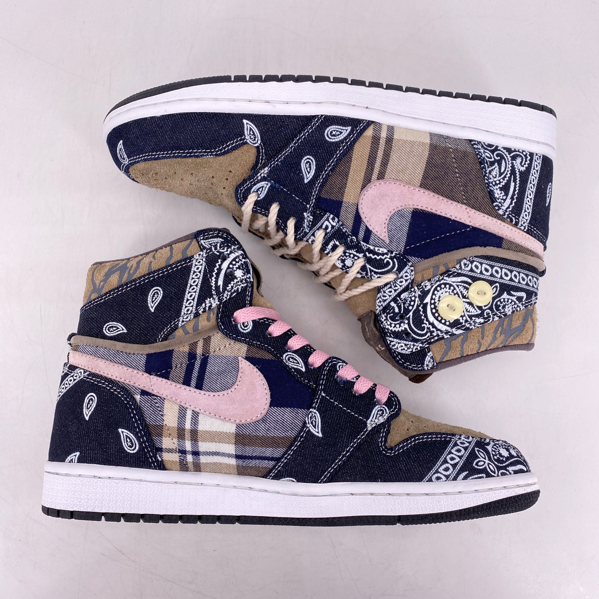 Bespoke High Top &quot;Bandana&quot;  New Size 8