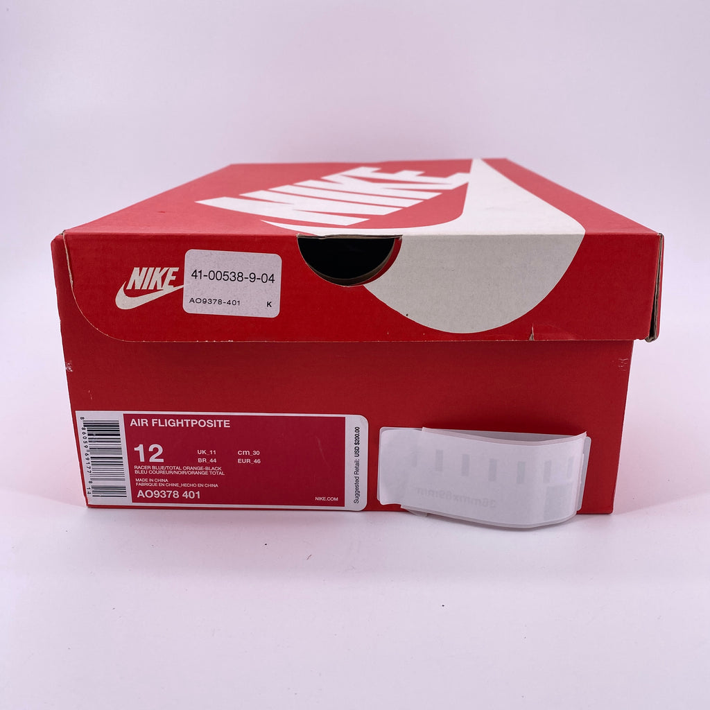 Nike Air Flightposite "Knicks Away" 2019 Used Size 12