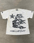 Hellstar T-Shirt "GLITTER P2P" White New Size XL