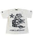 Hellstar T-Shirt "GLITTER P2P" White New Size XL