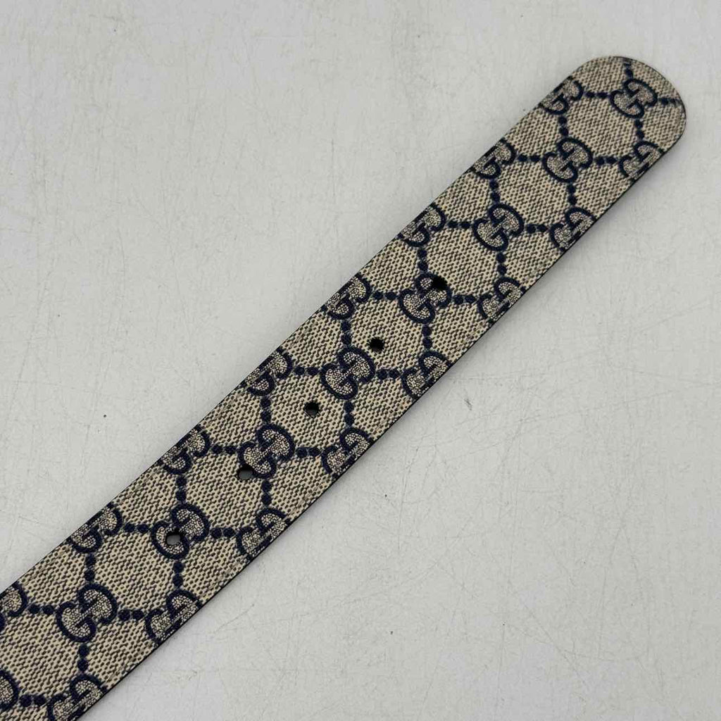 Gucci Belt "MONOGRAM" Used Beige Size 40