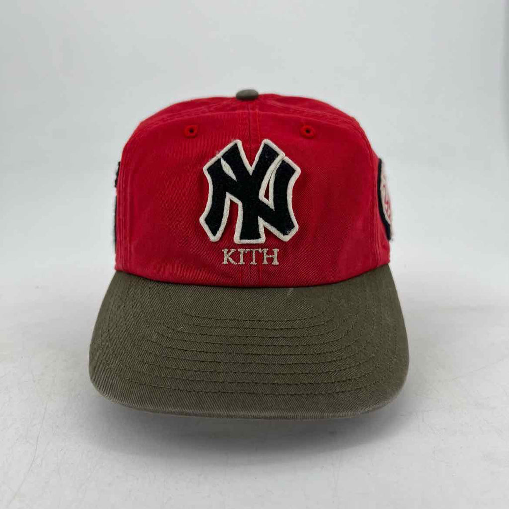 Kith Cap "YANKEES WORLD SERIES" 2026 New Red