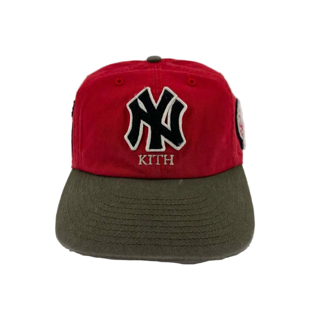 Kith Cap "YANKEES WORLD SERIES" 2026 New Red
