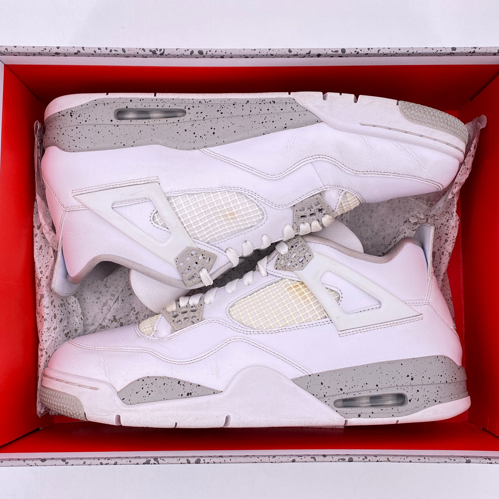 Air Jordan 4 Retro "White Oreo" 2021 Used Size 13