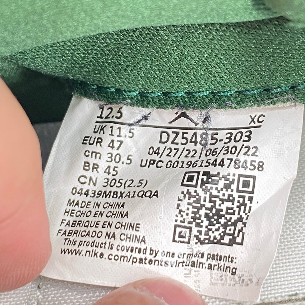 Air Jordan 1 Retro High OG "Gorge Green" 2022 Used Size 12.5