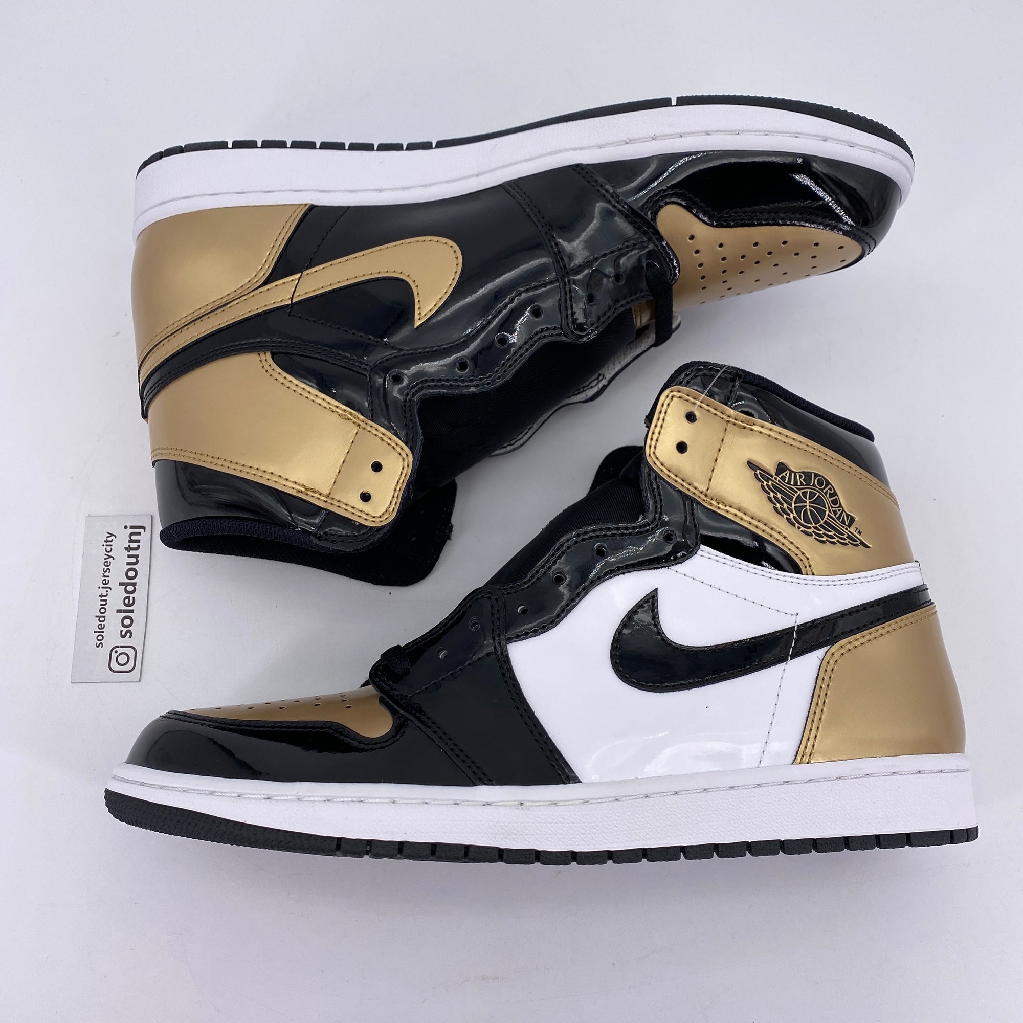 Air Jordan 1 Retro High OG &quot;Gold Toe&quot; 2018 New Size 11.5