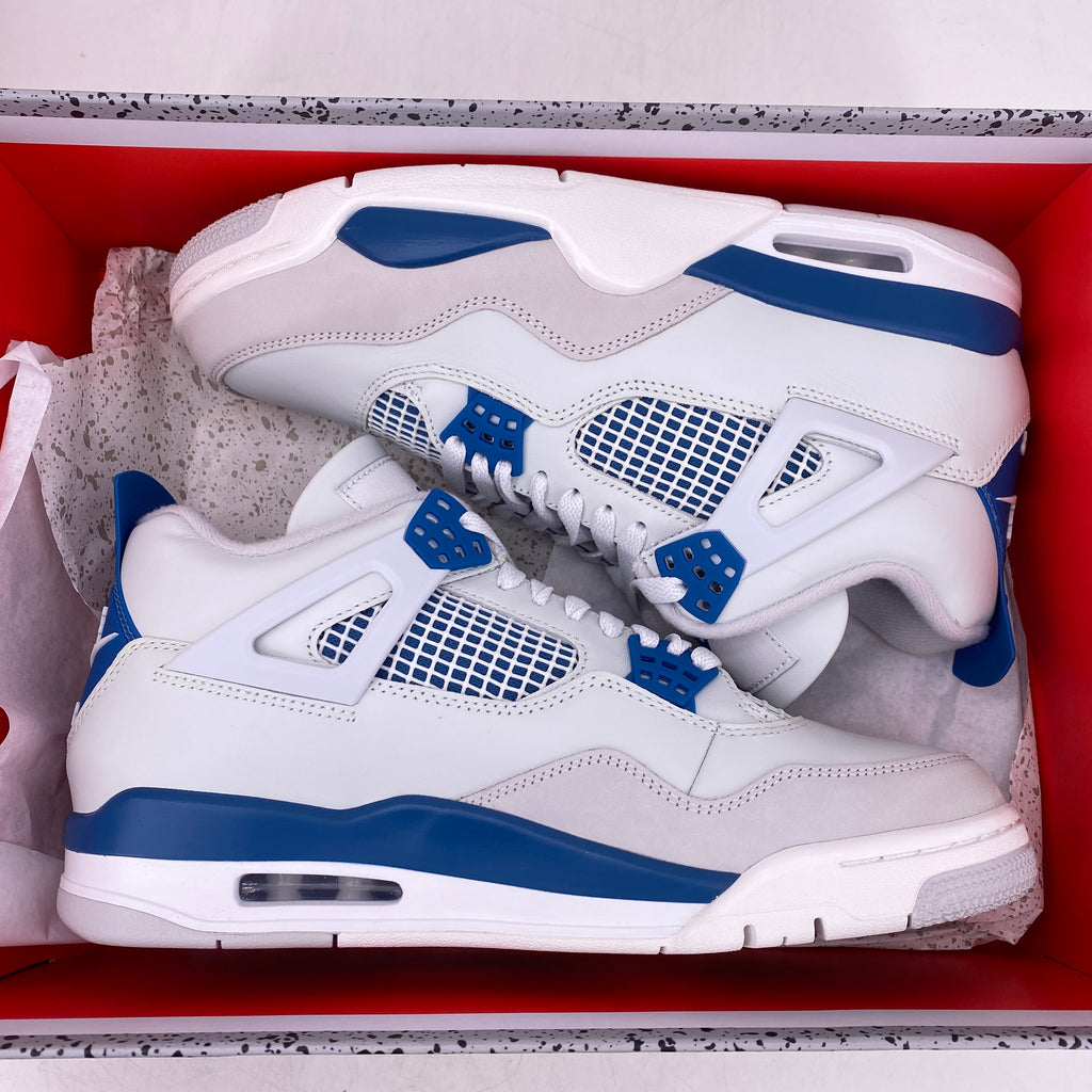 Air Jordan 4 Retro "Military Blue" 2024 New Size 9.5