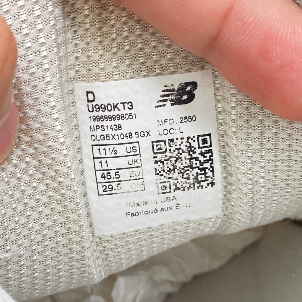 New Balance 990V3 "Miusa Kith Hallow" 2026 Used Size 11.5